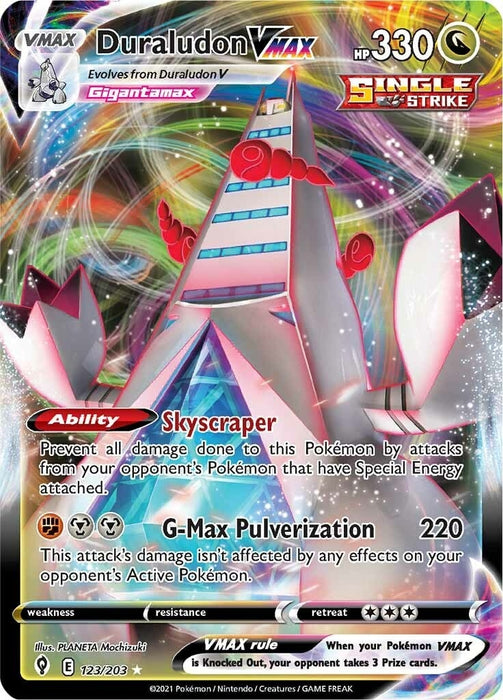 Image for Duraludon VMAX (123/203) (Holofoil) [SWSH07: Evolving Skies] - Pokemon