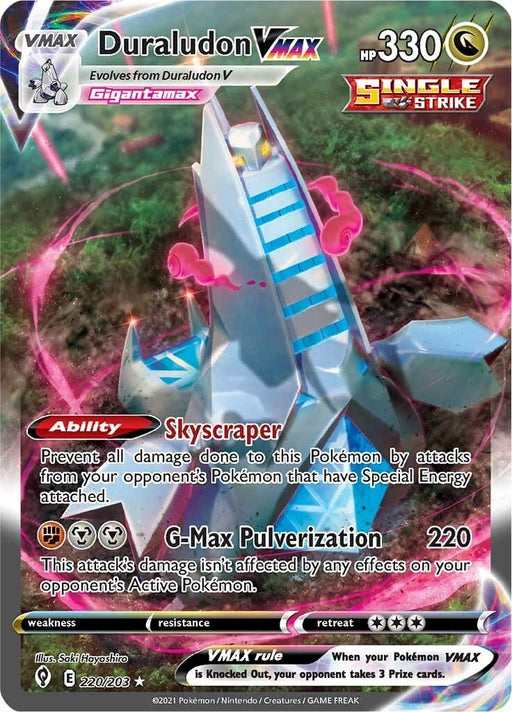 Image for Duraludon VMAX (Alternate Art Secret) (220/203) (Holofoil) [SWSH07: Evolving Skies] - Pokemon