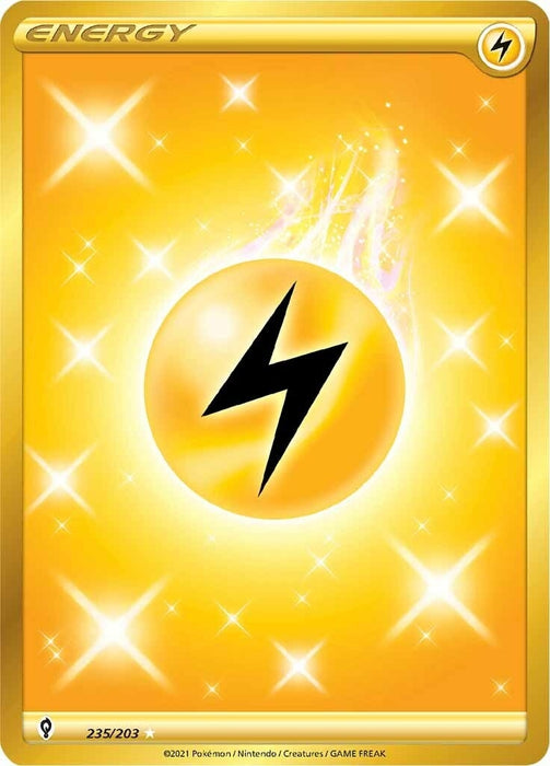 Image for Lightning Energy (Secret) (235/203) (Holofoil) [SWSH07: Evolving Skies] - Pokemon