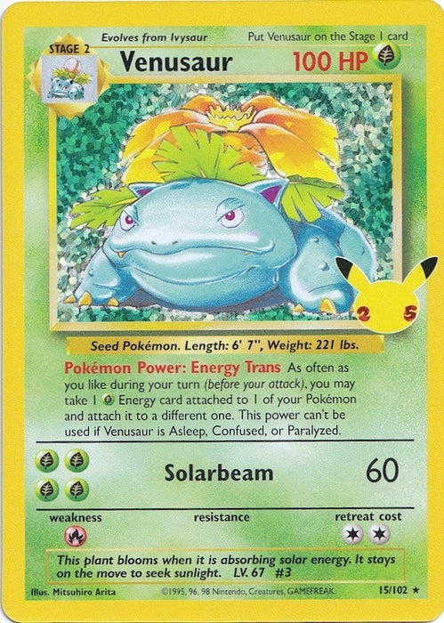 Image for Venusaur (15/102) (Holofoil) [Celebrations: Classic Collection] - Pokemon