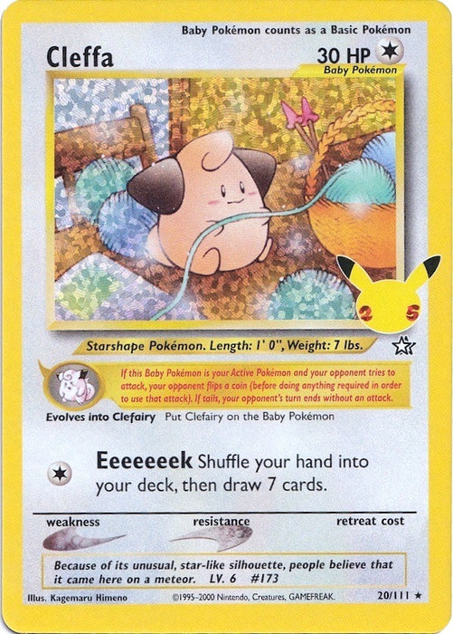 Image for Cleffa (20/111) (Holofoil) [Celebrations: Classic Collection] - Pokemon