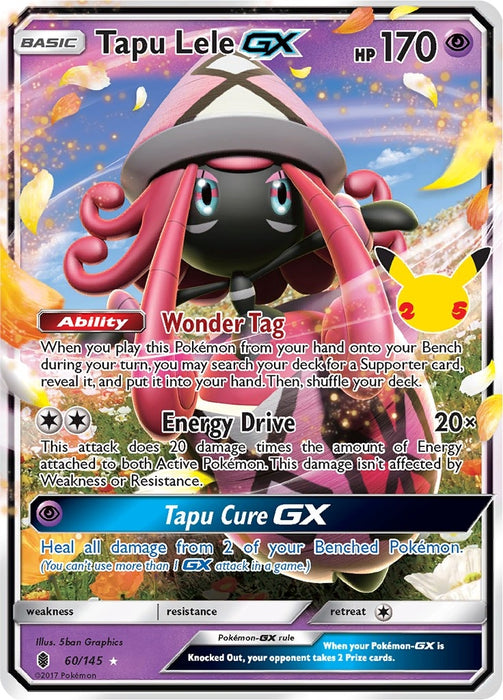 Image for Tapu Lele GX (60/145) (Holofoil) [Celebrations: Classic Collection] - Pokemon