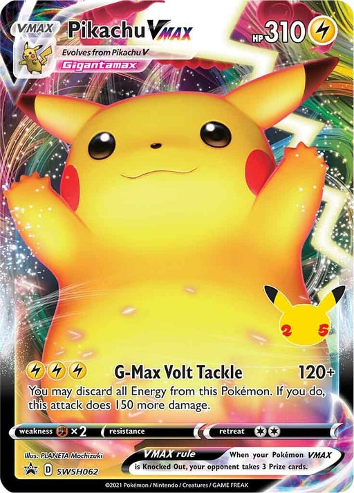 Image for Pikachu VMAX - SWSH062 (SWSH062) (Holofoil) [SWSH: Sword & Shield Promo Cards] (SWSD) - Pokemon
