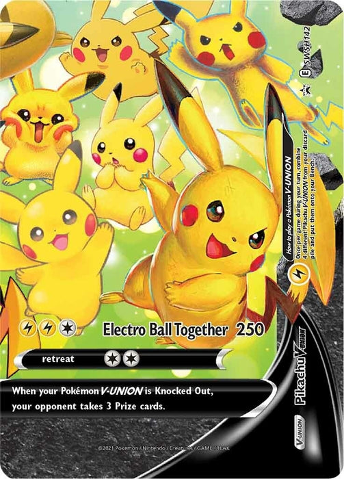Image for Pikachu V-Union - SWSH142 (SWSH142) (Holofoil) [SWSH: Sword & Shield Promo Cards] - Pokemon