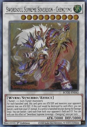 Swordsoul Supreme Sovereign - Chengying (BODE-EN042) 1st Edition [Burst of Destiny]