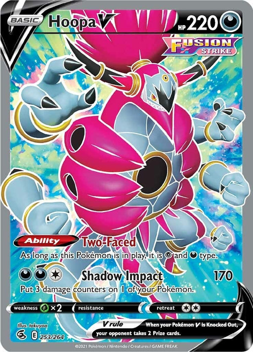 Image for Hoopa V (Full Art) (253/264) (Holofoil) [SWSH08: Fusion Strike] - Pokemon