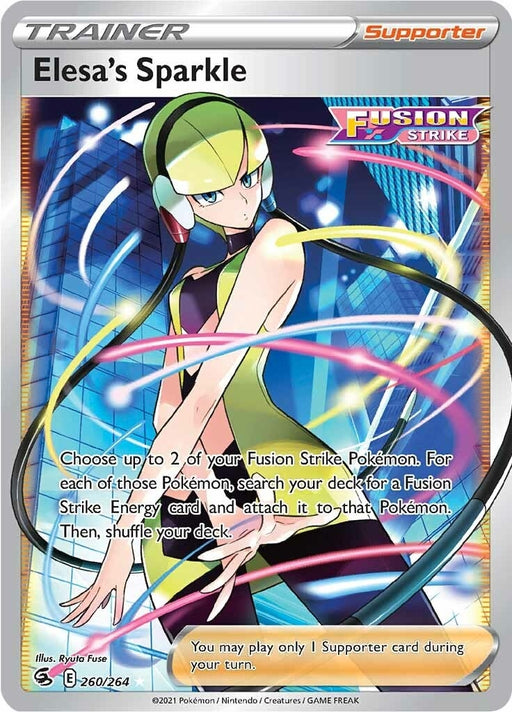 Image for Elesa's Sparkle (Full Art) (260/264) (Holofoil) [SWSH08: Fusion Strike] - Pokemon
