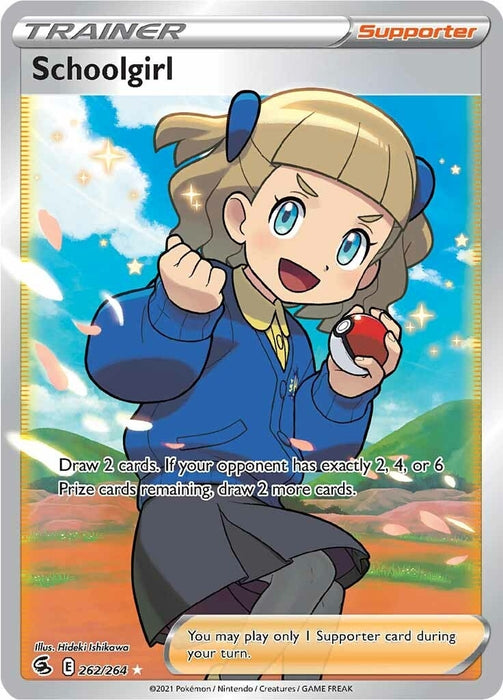 Image for Schoolgirl (Full Art) (262/264) (Holofoil) [SWSH08: Fusion Strike] - Pokemon
