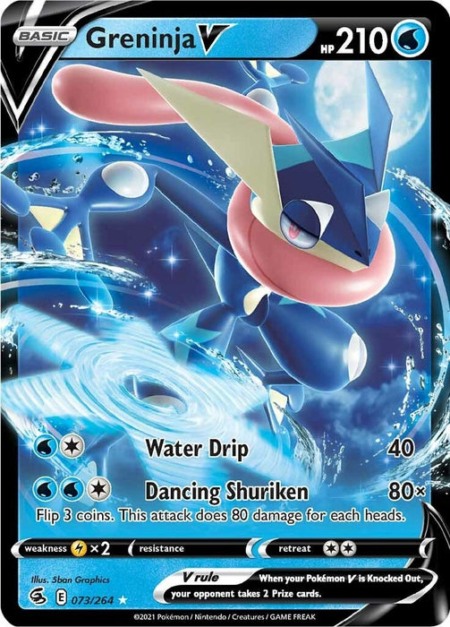 Image for Greninja V (073/264) (Holofoil) [SWSH08: Fusion Strike] - Pokemon