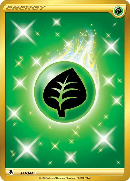 Image for Grass Energy (Secret) (283/264) (Holofoil) [SWSH08: Fusion Strike] - Pokemon