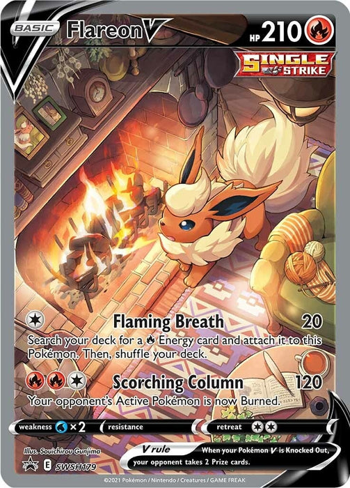 Image for Flareon V - SWSH179 (SWSH179) (Holofoil) [SWSH: Sword & Shield Promo Cards] - Pokemon