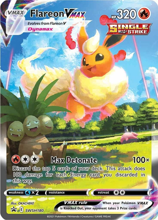 Image for Flareon VMAX - SWSH180 (SWSH180) (Holofoil) [SWSH: Sword & Shield Promo Cards] - Pokemon