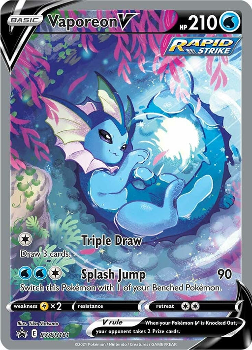 Image for Vaporeon V - SWSH181 (SWSH181) (Holofoil) [SWSH: Sword & Shield Promo Cards] - Pokemon