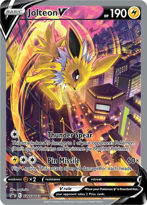 Image for Jolteon V - SWSH183 (SWSH183) (Holofoil) [SWSH: Sword & Shield Promo Cards] - Pokemon