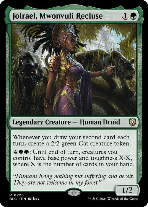 Jolrael, Mwonvuli Recluse [BLC-225] - Bloomburrow Commander