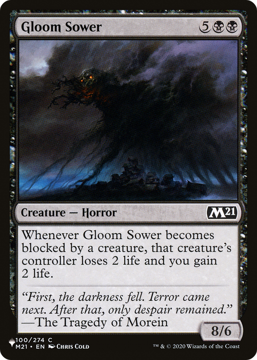 Gloom Sower [PLST-M21-100] - The List