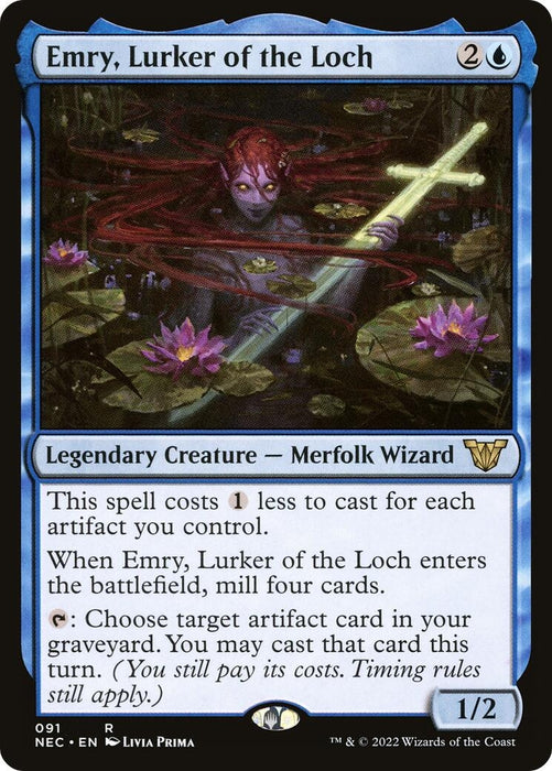 Image for Emry, Lurker of the Loch (91) [Commander: Kamigawa: Neon Dynasty] - Magic: The Gathering