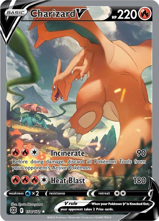 Image for Charizard V (Alternate Full Art) (154/172) (Holofoil) [SWSH09: Brilliant Stars] - Pokemon
