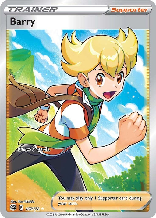 Image for Barry (Full Art) (167/172) (Holofoil) [SWSH09: Brilliant Stars] - Pokemon