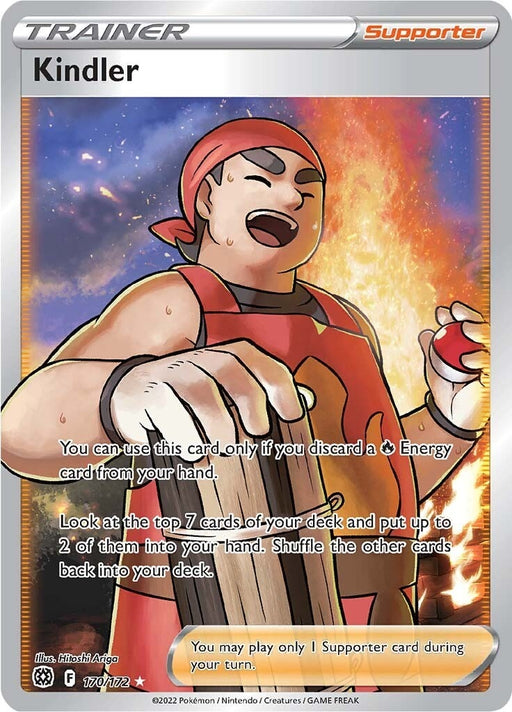 Image for Kindler (Full Art) (170/172) (Holofoil) [SWSH09: Brilliant Stars] - Pokemon