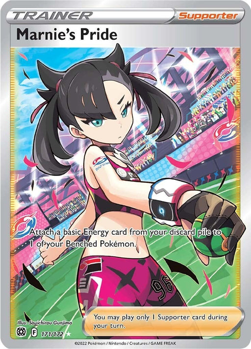 Image for Marnie's Pride (Full Art) (171/172) (Holofoil) [SWSH09: Brilliant Stars] - Pokemon