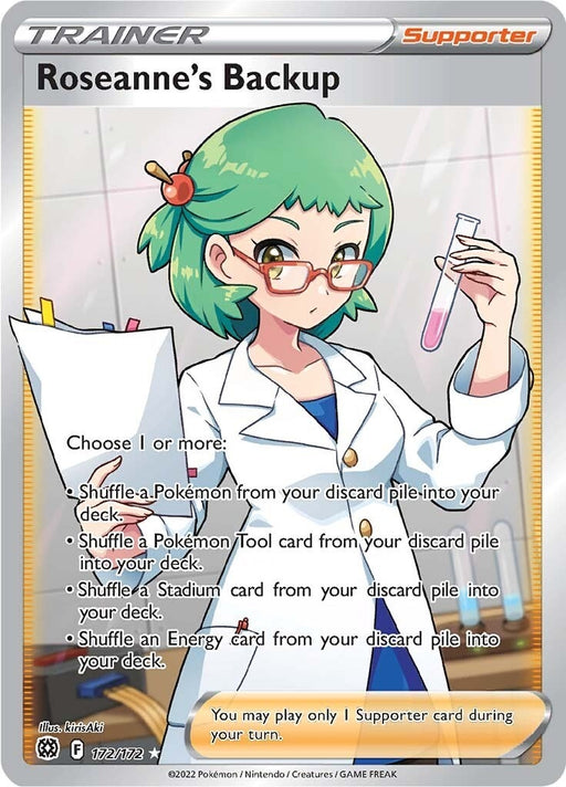 Image for Roseanne's Backup (Full Art) (172/172) (Holofoil) [SWSH09: Brilliant Stars] - Pokemon