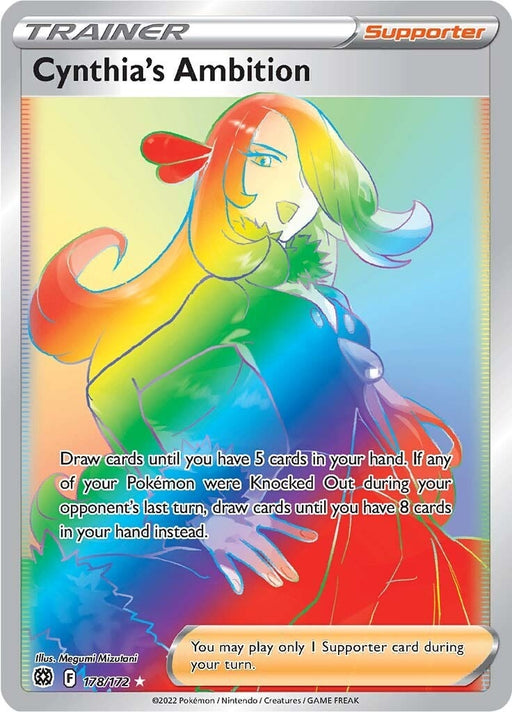 Image for Cynthia's Ambition (Secret) (178/172) (Holofoil) [SWSH09: Brilliant Stars] - Pokemon