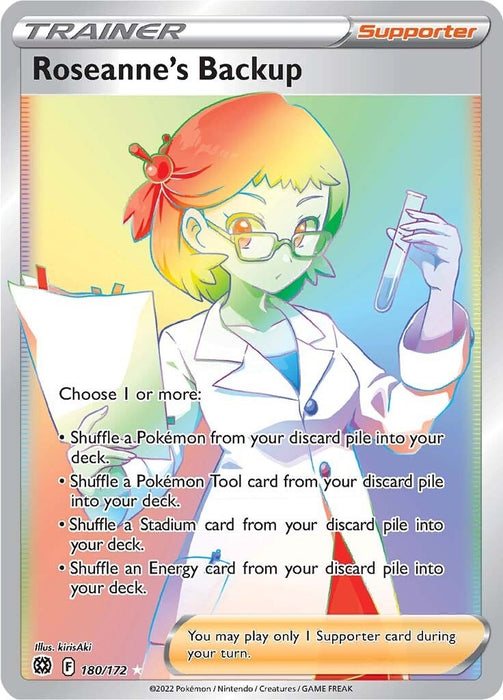 Image for Roseanne's Backup (Secret) (180/172) (Holofoil) [SWSH09: Brilliant Stars] - Pokemon