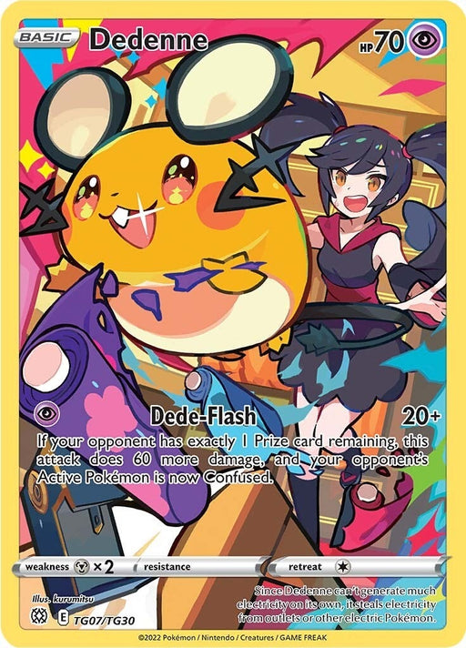Image for Dedenne (TG07/TG30) (Holofoil) [SWSH09: Brilliant Stars Trainer Gallery] - Pokemon