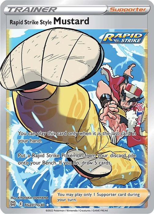 Image for Rapid Strike Style Mustard (TG27/TG30) (Holofoil) [SWSH09: Brilliant Stars Trainer Gallery] - Pokemon