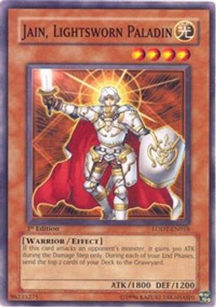 Jain, Lightsworn Paladin (LODT-EN018) 1st Edition [Light of Destruction]