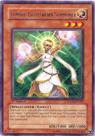 Lumina, Lightsworn Summoner (LODT-EN021) 1st Edition [Light of Destruction]