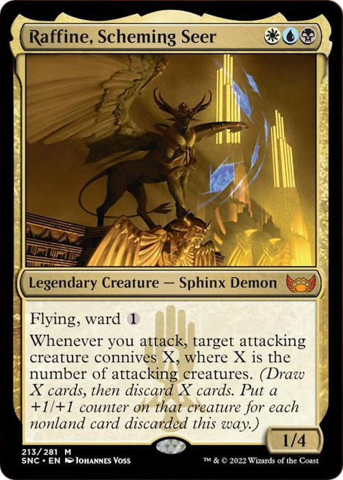 Image for Raffine, Scheming Seer (213) [Streets of New Capenna] - Magic: The Gathering