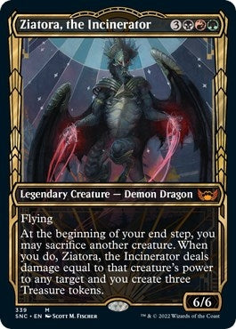 Image for Ziatora, the Incinerator (Showcase) (339) (Foil) [Streets of New Capenna] - Magic: The Gathering