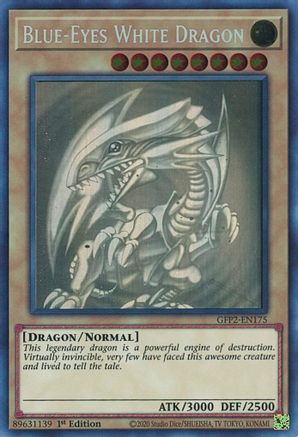 Blue-Eyes White Dragon (Ghost Rare) (GFP2-EN175) 1st Edition [Ghosts From the Past: The 2nd Haunting]