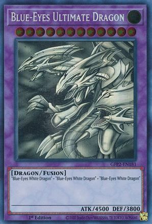 Blue-Eyes Ultimate Dragon (Ghost Rare) (GFP2-EN181) 1st Edition [Ghosts From the Past: The 2nd Haunting]