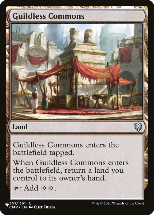 Guildless Commons [PLST-CMR-351] - The List