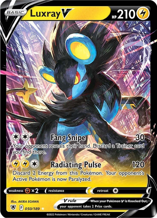 Image for Luxray V (050/189) (Holofoil) [SWSH10: Astral Radiance] - Pokemon