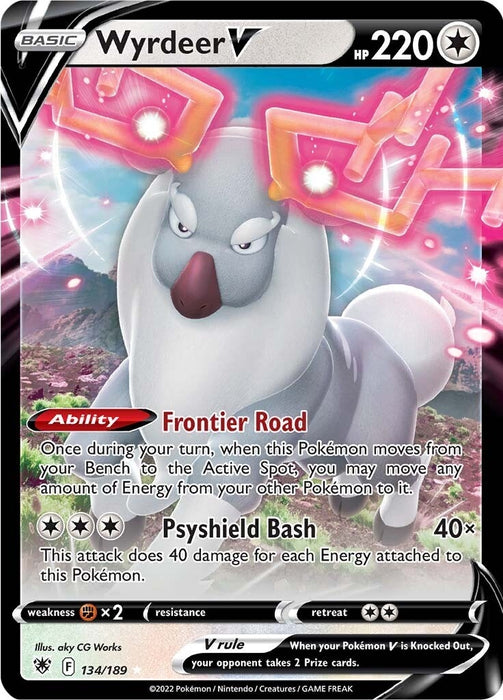 Image for Wyrdeer V (134/189) (Holofoil) [SWSH10: Astral Radiance] - Pokemon