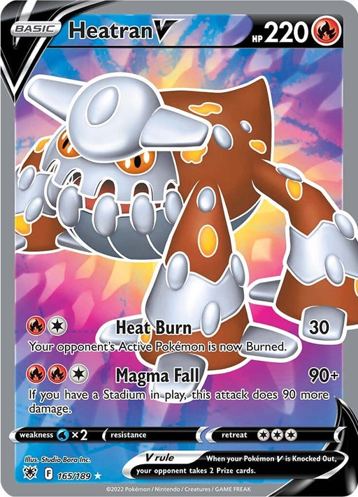 Image for Heatran V (Full Art) (165/189) (Holofoil) [SWSH10: Astral Radiance] - Pokemon