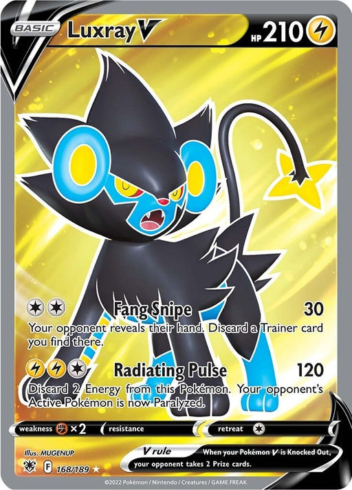 Image for Luxray V (Full Art) (168/189) (Holofoil) [SWSH10: Astral Radiance] - Pokemon