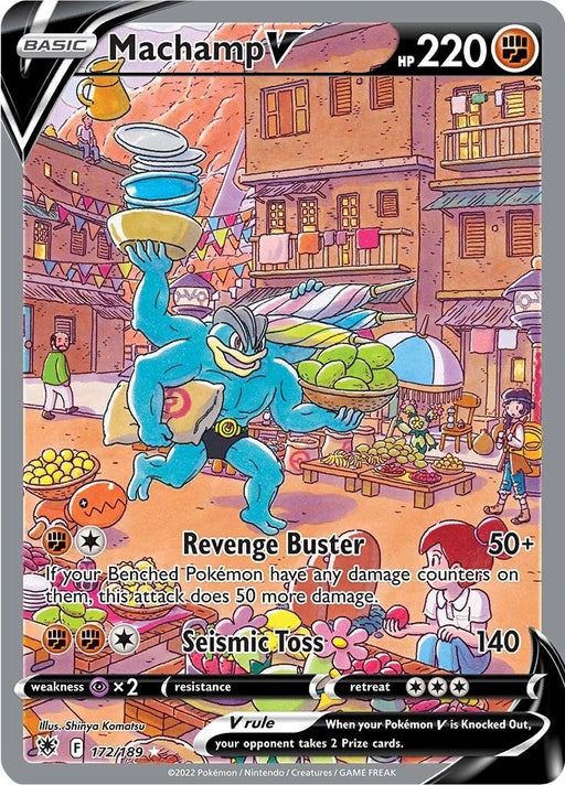 Image for Machamp V (Alternate Full Art) (172/189) (Holofoil) [SWSH10: Astral Radiance] - Pokemon