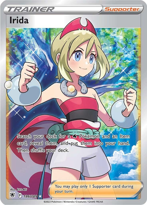Image for Irida (Full Art) (186/189) (Holofoil) [SWSH10: Astral Radiance] - Pokemon