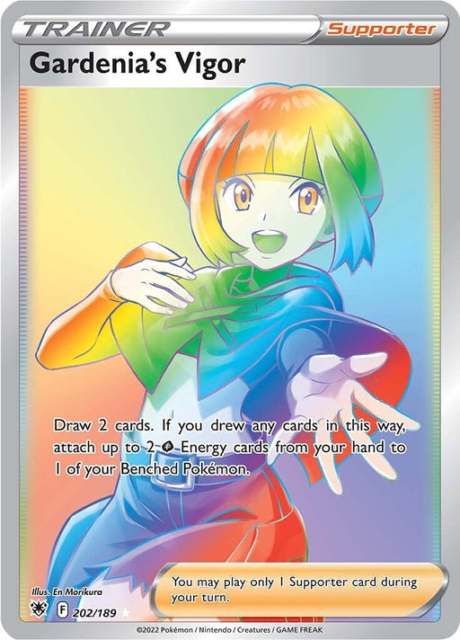 Image for Gardenia's Vigor (Secret) (202/189) (Holofoil) [SWSH10: Astral Radiance] - Pokemon