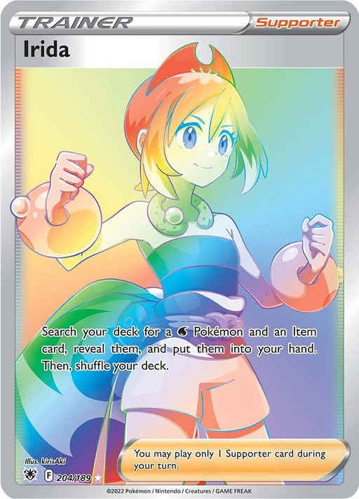 Image for Irida (Secret) (204/189) (Holofoil) [SWSH10: Astral Radiance] - Pokemon