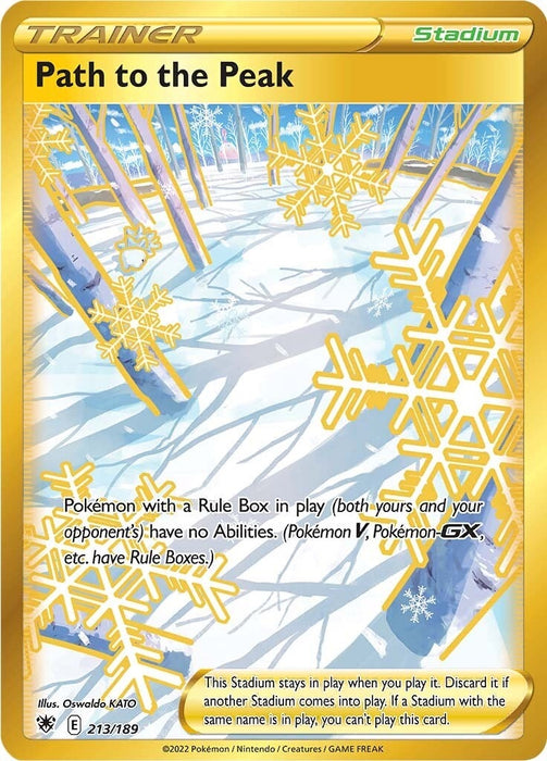 Image for Path to the Peak (Secret) (213/189) (Holofoil) [SWSH10: Astral Radiance] - Pokemon