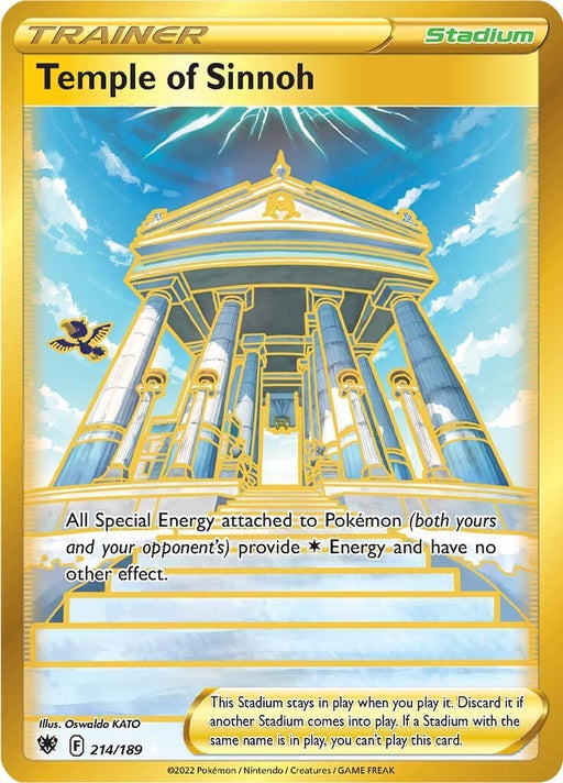 Image for Temple of Sinnoh (Secret) (214/189) (Holofoil) [SWSH10: Astral Radiance] - Pokemon