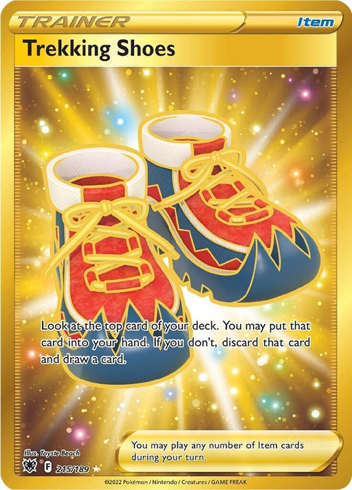 Image for Trekking Shoes (Secret) (215/189) (Holofoil) [SWSH10: Astral Radiance] - Pokemon