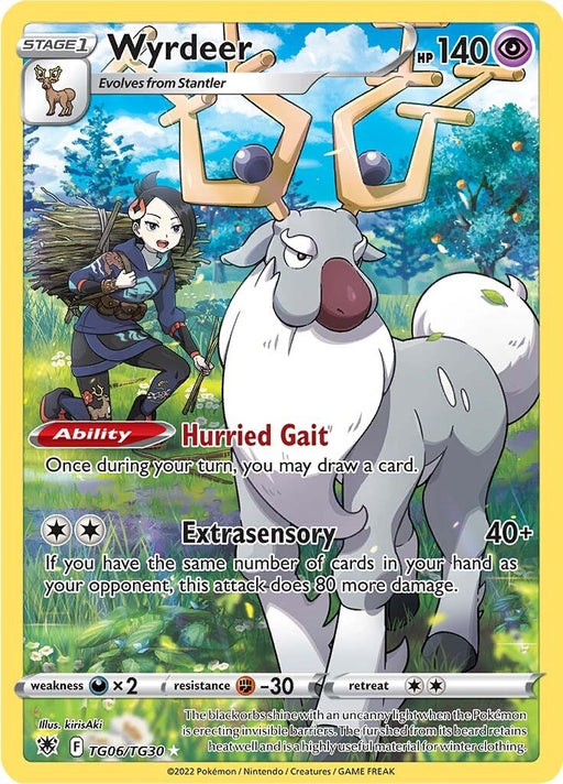 Image for Wyrdeer (TG06/TG30) (Holofoil) [SWSH10: Astral Radiance Trainer Gallery] - Pokemon