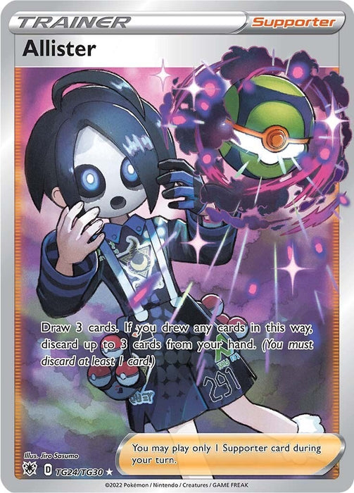 Image for Allister (TG24/TG30) (Holofoil) [SWSH10: Astral Radiance Trainer Gallery] - Pokemon